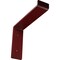 Ekena Millwork Steel Truss Shelf Bracket, Hammered Bright Red 2"W x 8"D x 6 3/4"H BKTM02X08X06TSHRE - alternate 1